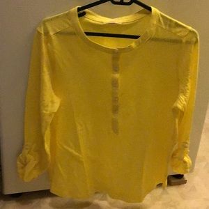 Style & Co. long sleeve or roll up and button to 3/4 sleeve. Size large.